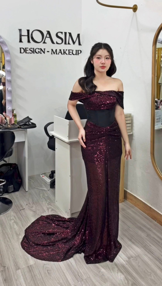 https://vayhoasim.vn/Đàm dạ hội đuôi cá kim sa bling HOASIM - Size M - Mã DOMHS155