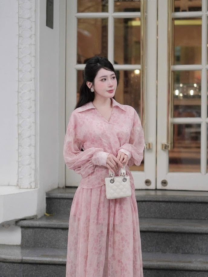https://vayhoasim.vn/Đầm voan hồng nhẹ nhàng Size S - Mã HOSK041